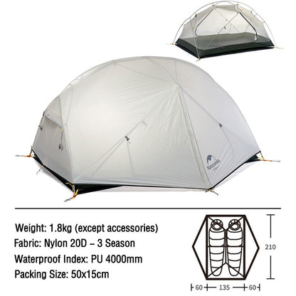 Ultralight Portable Travel Hiking Outdoor Tent