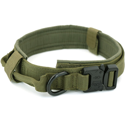 PETRAVEL Adjustable Tactical Dog Collar & Leash Set