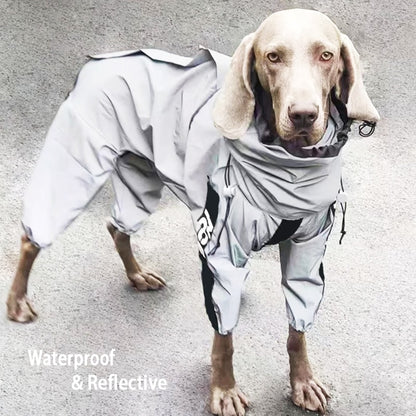 Reflective All-weather Waterproof Dog Rain Coat